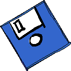 blue diskette